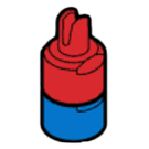 image of 2-color stack